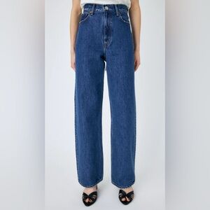 MOUSSY High Waisted Straight Leg Denim Jean‎ Sz 26